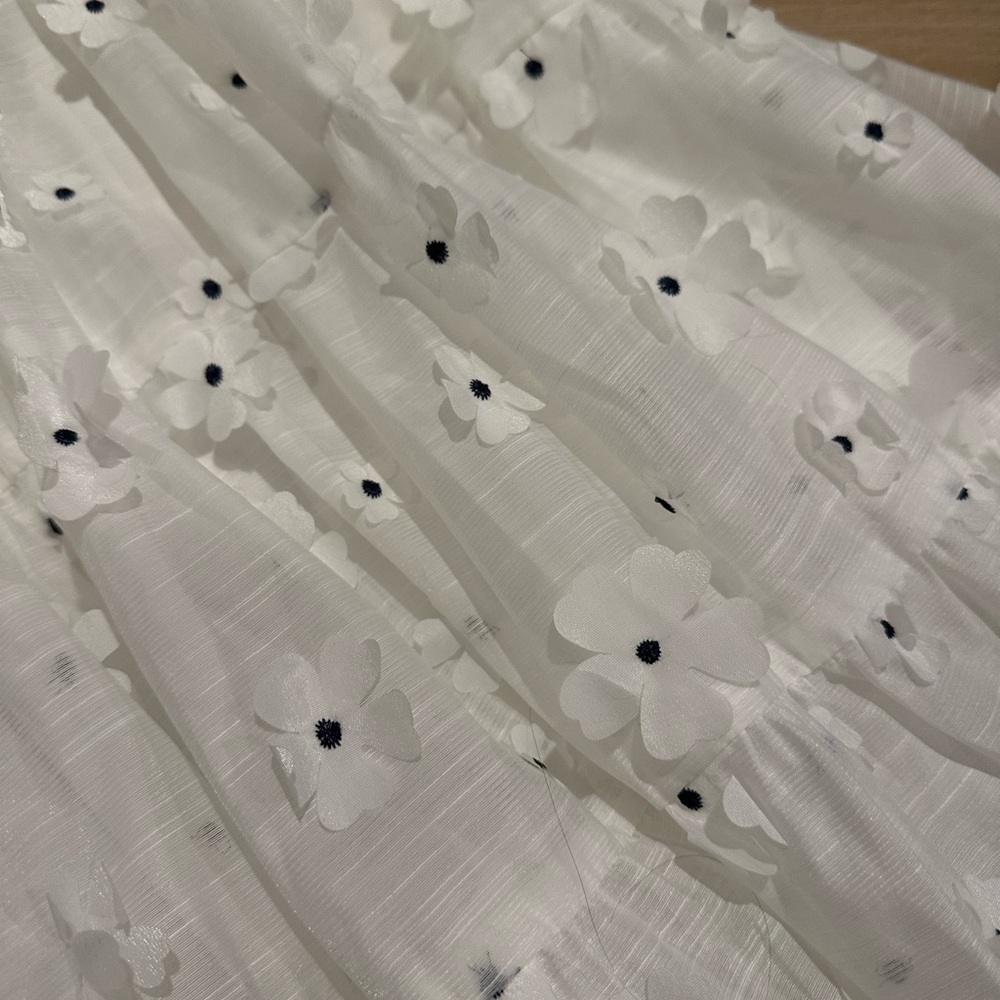 Sister Jane White Floral Embroidered Dress